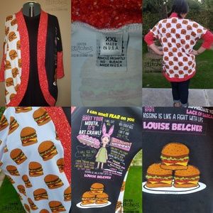 Bob's Burgers Louise Cardigan XXL Custom made SOLD